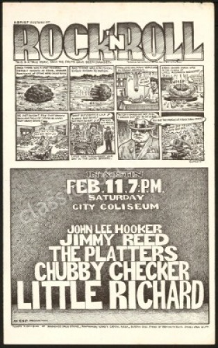 Scarce Austin City Coliseum Little Richard Poster