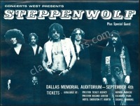 Steppenwolf Dallas Handbill