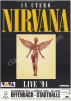Scarce 1994 Nirvana Germany Poster