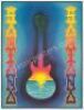 Signed Santana 30th Anniversary Poster