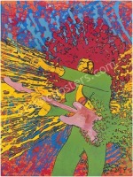 Popular Jimi Hendrix Poster by Martin Sharp