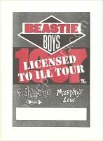 Rare Beastie Boys Licensed to Ill Tour Blank Poster
