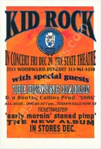 Very Nice Kid Rock Detroit Poster