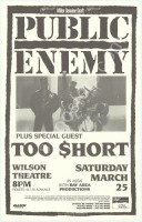 Public Enemy Wilson Theater Poster