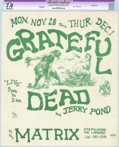 Desirable AOR 2.108 Grateful Dead Poster