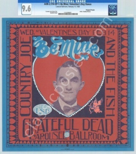 Alluring Mint Certified AOR 2.174 Grateful Dead Poster