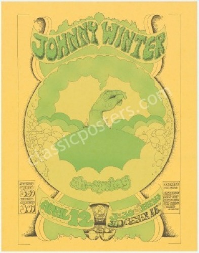 Interesting Johnny Winter Poster