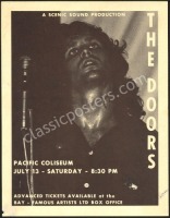 Scarce The Doors Pacific Coliseum Handbill