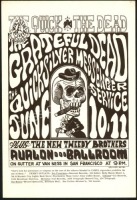 Near Mint FD-12 Grateful Dead Handbill