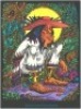 AOR 2.359 Huichol Indian Black Light Poster