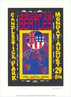 Signed AOR 1.115 Beatles Candlestick Poster