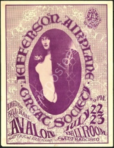 FD-17 Jefferson Airplane Handbill