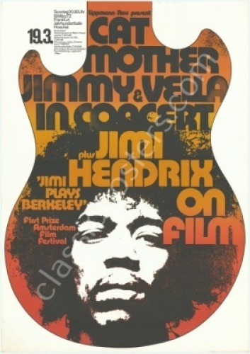 Sublime Jimi Plays Berkeley Poster