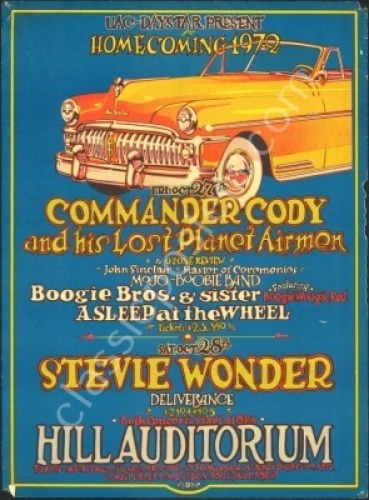 Wonderful Commander Cody Ann Arbor Poster