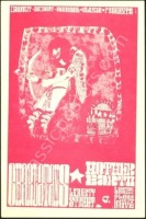 Rare 1967 The Charlatans California Hall Handbill