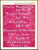 Charlie Musselwhite Palo Alto Handbill