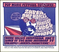 Impeccable Frank Zappa Rhode Island Handbill