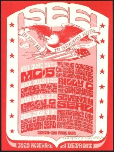 Scarce Signed MC5 See Handbill