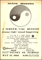 Scarce Pair of 1966 Mira Dasein "Acid Test" Posters