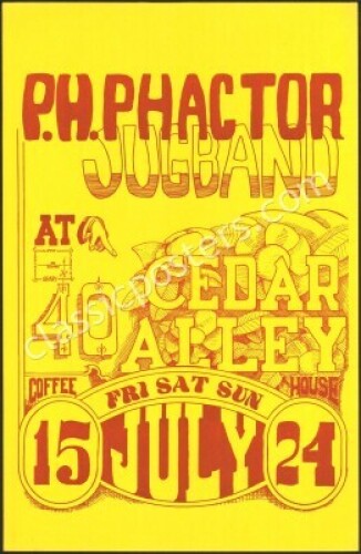 Near Mint 1966 Cedar Alley Poster