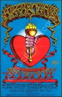 Stunning Signed BG-136 Heart and Torch Poster