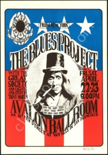 Superb Signed Original FD-5 Blues Project Poster