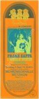 Interesting Frank Zappa Zurich Poster