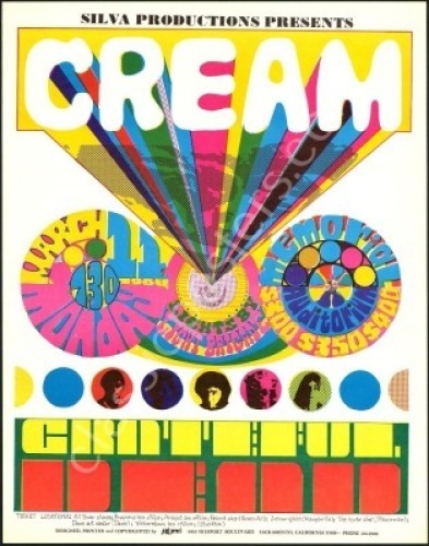Magnificent AOR 3.10 Grateful Dead Cream Poster