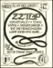 Scarce Z.Z. Top Austin Handbill