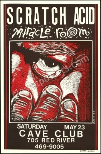 Frank Kozik Cave Club Poster