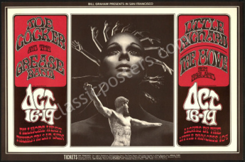 Near Mint BG-196 Joe Cocker Poster