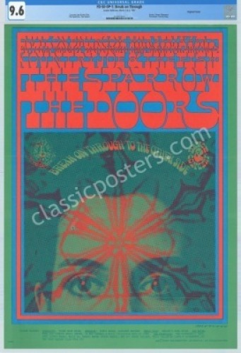 Rare Certified Original FD-50 The Doors Poster