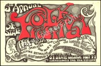 Rare AOR 1.99 Folk Festival Poster