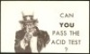 Scarce Unused Can You Pass the Acid Test Membership Card