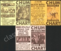 Assortment of Scarce Chum Chart Handbills