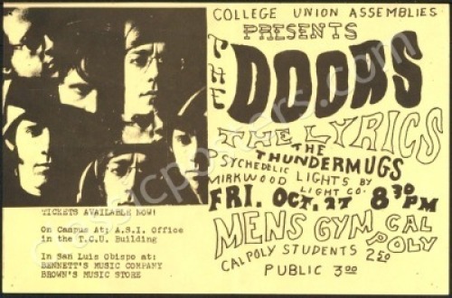 Possibly Unique Doors Cal Poly Handbill