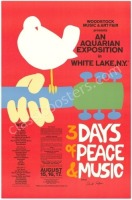 Superb Signed AOR 3.1 Large Woodstock Poster