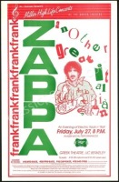 Frank Zappa Greek Theatre Poster
