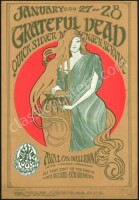 Beautiful Original FD-45 Grateful Dead Poster