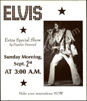 1972 Elvis Presley Las Vegas Poster