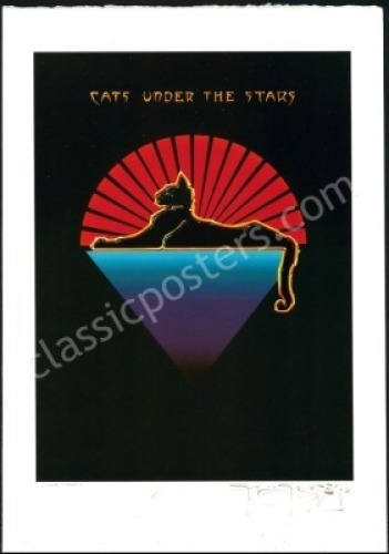 Stanley Mouse Cats Under Stars Giclee