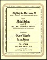 Rare 1976 Bob Dylan Rolling Thunder Program