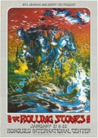 Popular AOR 4.147 Rolling Stones Hawaii Poster