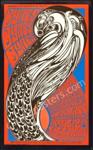 Beautiful BG-57 The Byrds Poster