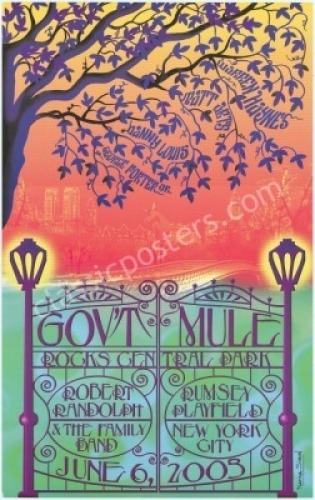 Signed 2005 Gov&rsquo;t Mule Poster