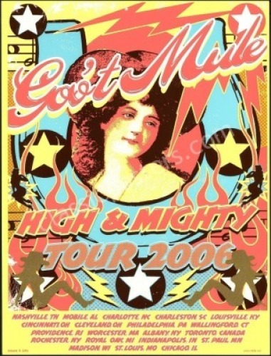 Gov’t Mule High & Mighty 2005 Tour Poster