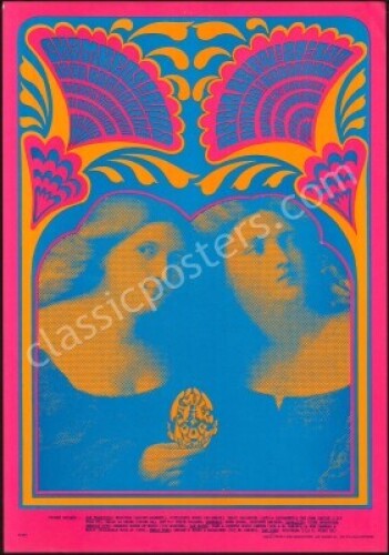 Original FD-59 Iron Butterfly Poster