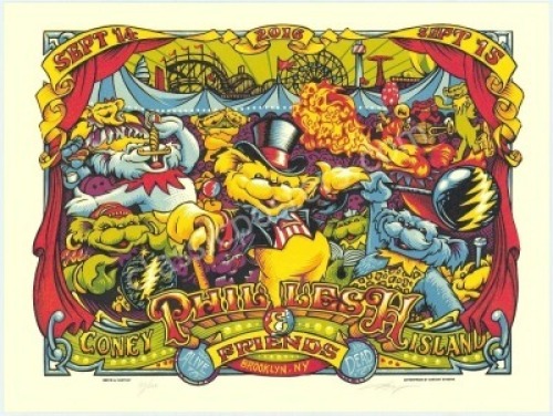 Signed 2016 Phil Lesh & Friends Poster