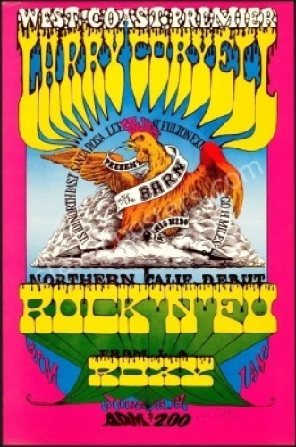 Scarce Lee Conklin-Larry Coryell Barn Poster