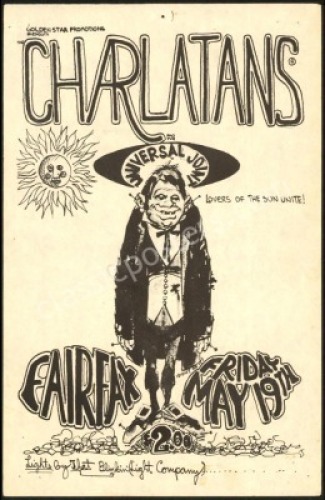 The Charlatans in Fairfax Handbill